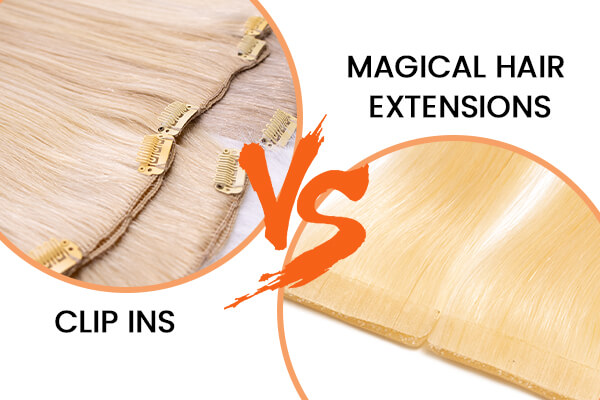 Clip ins VS Magical hair extensions