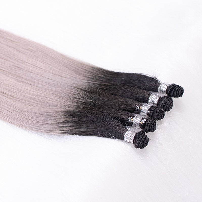 Hand-tied Weft