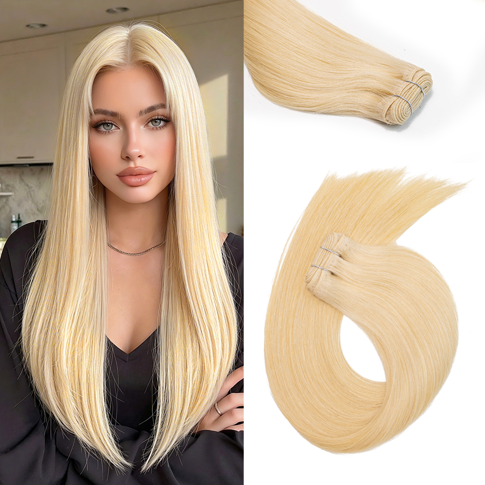 Machine weft hair extensions